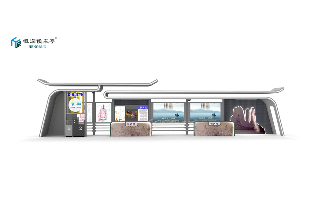 仿古候車亭-008